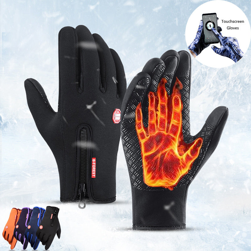 Winterhandschoenen met touchscreen – waterdicht, gevoerd, geschikt voor motor- en fietssport